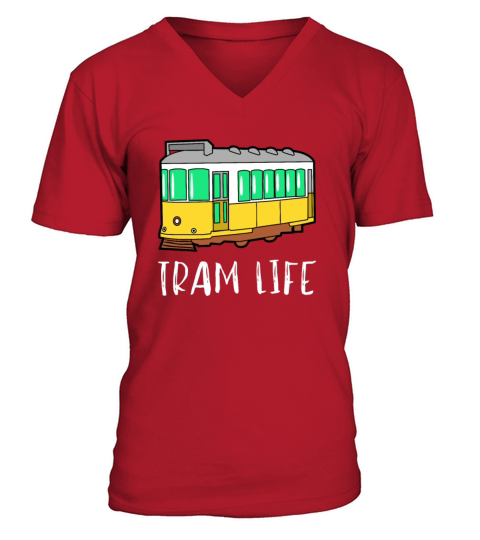 Aerial Tram Tramway Cable Car Cableway Gondola V-Neck T-shirt