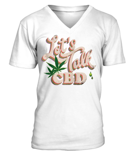 Cbd Oil Retro For Cannabinoid Sellersusersproponen V-Neck T-shirt