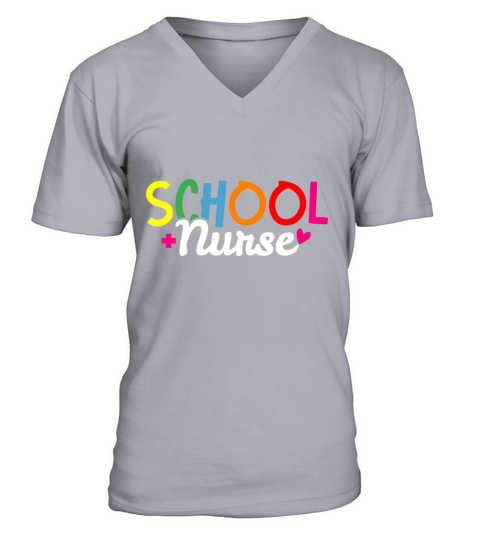 School Nursemotivationstudentvintageawesomesarcasm V-Neck T-shirt