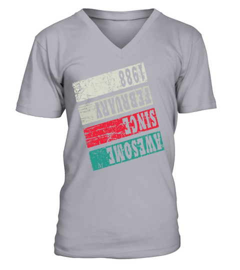 Vintage 1988 Vintage Retro Birthday Gift V-Neck T-shirt