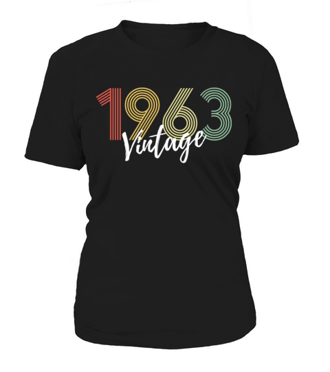 60 Years Vintage 1963 Retro 60th Birthday Women's T-Shirt