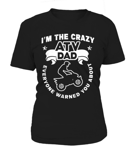 all terrain vehicles Crazy DAD theme vintage style Women's T-Shirt