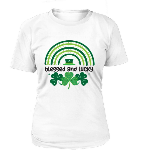 Blessed And Lucky St. Patricks Day Women's T-Shirt