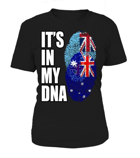 Fijian And Australian Mix Heritage DNA Flag Women's T-Shirt