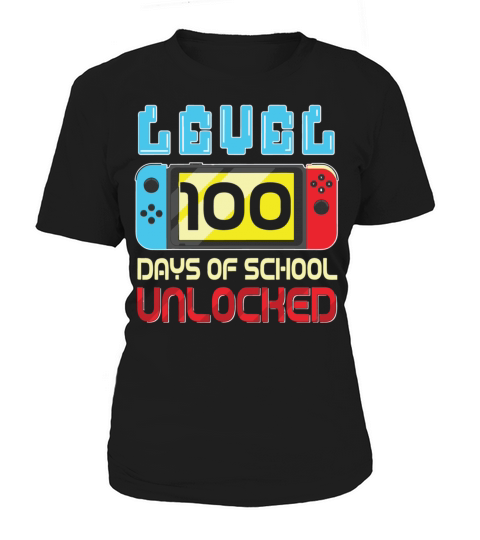Level 100 Days Of School Unlocked Video Games Women's T-Shirt