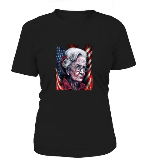 Retired Military Vintage Veteran American Mom Women's T-Shirt