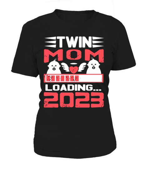Womens Twin Mama Twin Mom to Be Pregnancy Women's T-Shirt