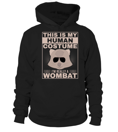 Australian Wombats Lover Human Costume Hoodie Unisex