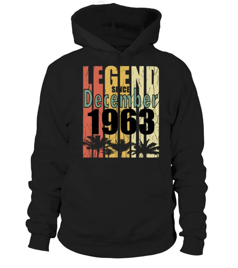 Birth Month December 1963 Vintage Hoodie Unisex