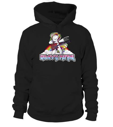 Heavy Metal Festival dabbing unicorn Hoodie Unisex