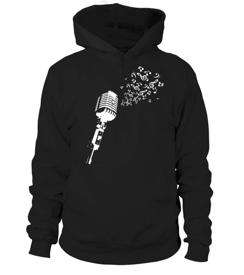 Music Vintage Microphones song T shirt design Hoodie Unisex