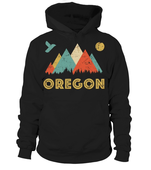 Retro Vintage Oregon Throwback Hoodie Unisex