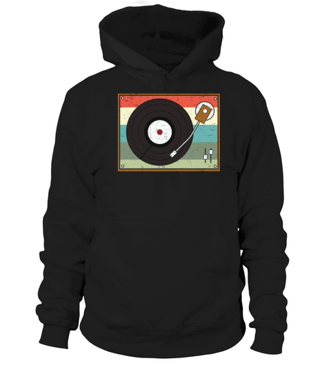 Vinyl Record Player Music Lover Record Collector Hoodie Unisex