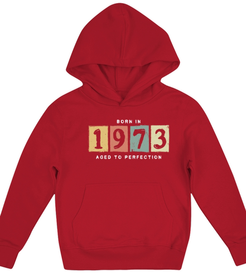 1973 Birthday vintage Gift Idea Kids Hoodie