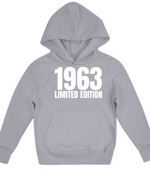 60 Years Vintage 1963 Retro 60th Birthday Kids Hoodie