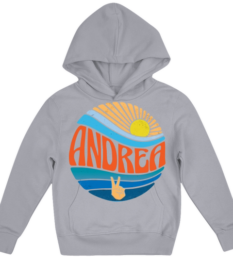 Andrea Shirt Vintage Sunset Andrea Groovy Tie Dye Kids Hoodie