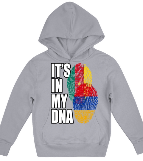 Armenian And Cameroonian Mix Heritage DNA Flag Kids Hoodie