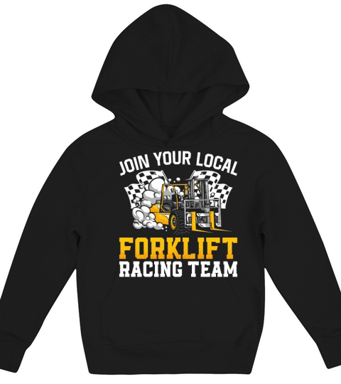 Certified Forklift Truck Operator Kids Hoodie