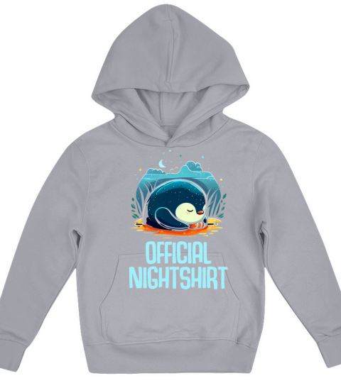 Cute Penguin Sleepshirt Nightwear Nightshirt Sleep Kids Hoodie