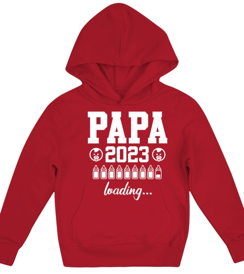 Dad 2023 loading dad to be Father 2023 Kids Hoodie
