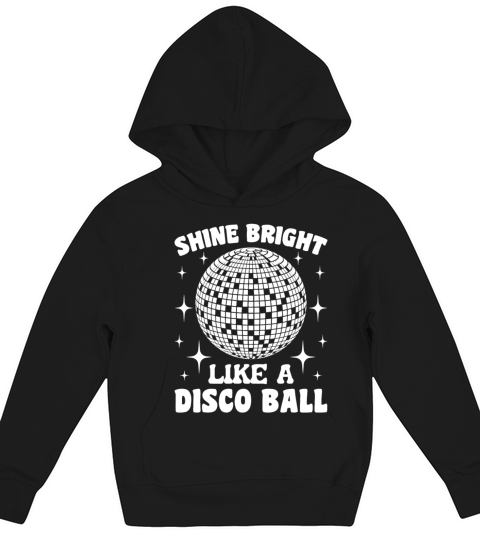Funny Disco Balls Retro Groovy Club Vintage Party Kids Hoodie