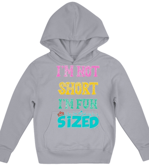 Im Not Short Im Fun Sized Funny Vintage T-Shirt Kids Hoodie