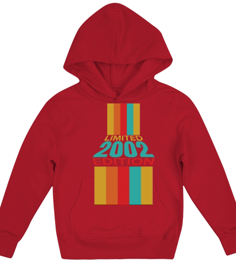 Retro Vintage Limited Edition 2002 Kids Hoodie