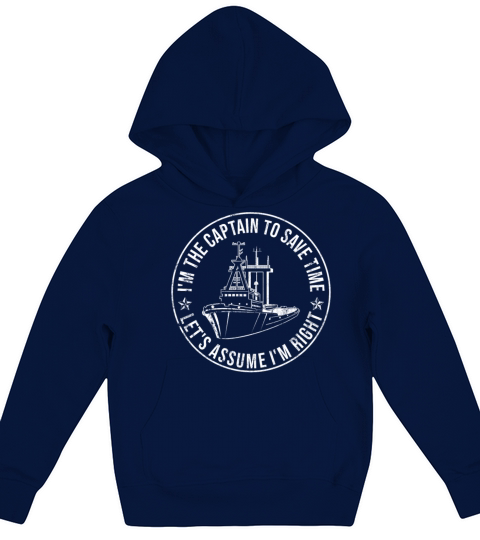 Tugboat Quote For A Tug Captain Tug Life Kids Hoodie