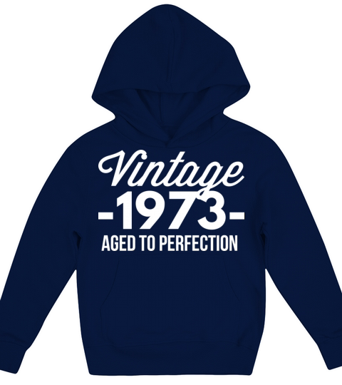 Vintage 1973 aged to perfection Kids Hoodie