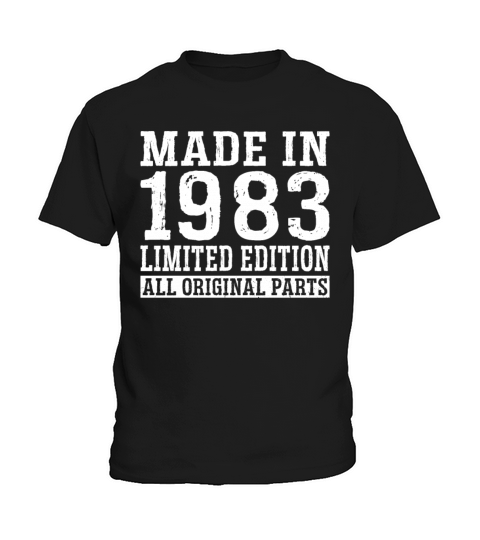40th birthday vintage 1983 made in 1983 Kids T-Shirt