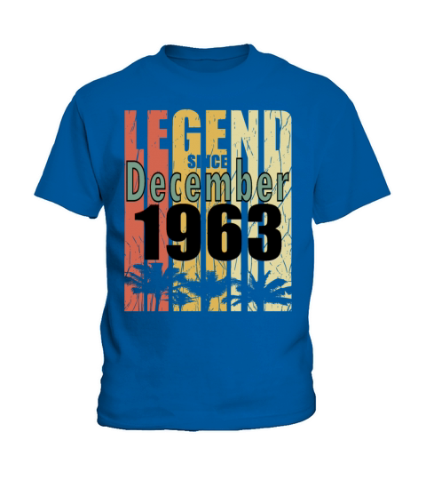 Birth Month December 1963 Vintage Kids T-Shirt
