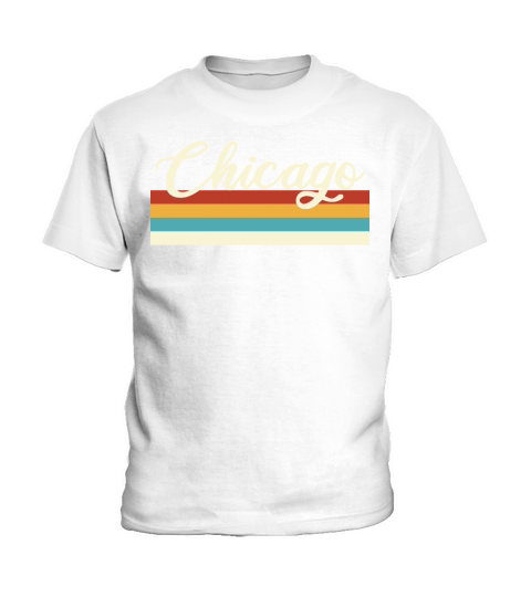 Chicago - Illinois - Retr United States of America Kids T-Shirt