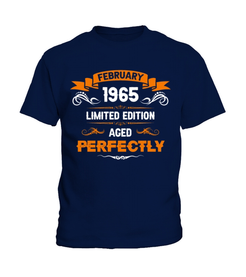 February 1965 Vintage Birthday Present Kids T-Shirt