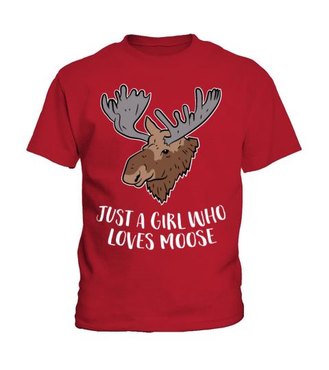 Funny Just A Teacher Who Loves Moose Kids T-Shirt