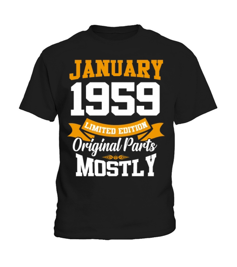 January 1959 Limited Edition Birthday Present Kids T-Shirt