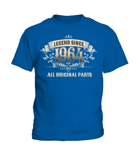 Retro Vintage Birthday Legend Since 1964 Kids T-Shirt