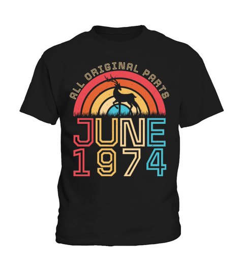 Vintage 1974 June Kids T-Shirt