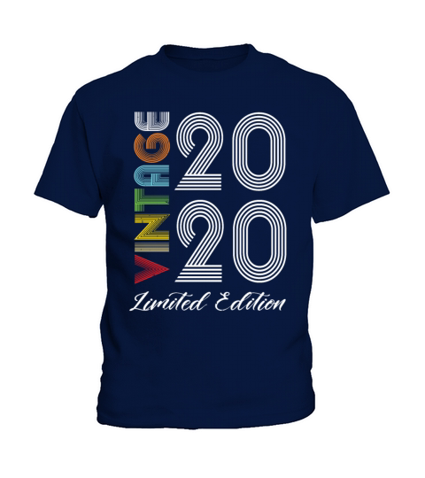 Vintage 2020 Vintage Birthday Retro Vintage Kids T-Shirt