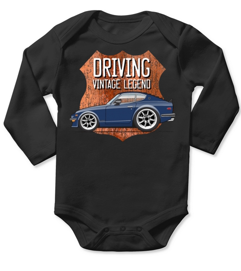 driving Universal Blue Long Sleeve Baby One-Piece