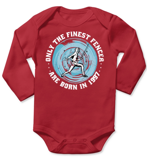 Fencers born in 1997 Birthday Vintage Long Sleeve Baby One-Piece
