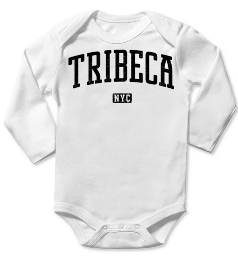 Tribeca New York City Vintage Long Sleeve Baby One-Piece