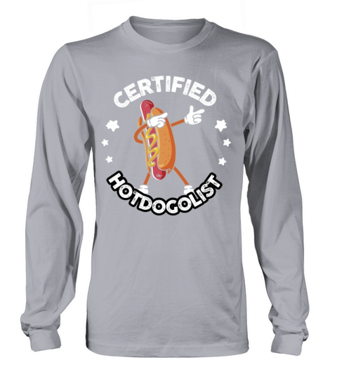 Cool Hot Dog Design For Men Women Boys Sausage Hot Long sleeved Unisex