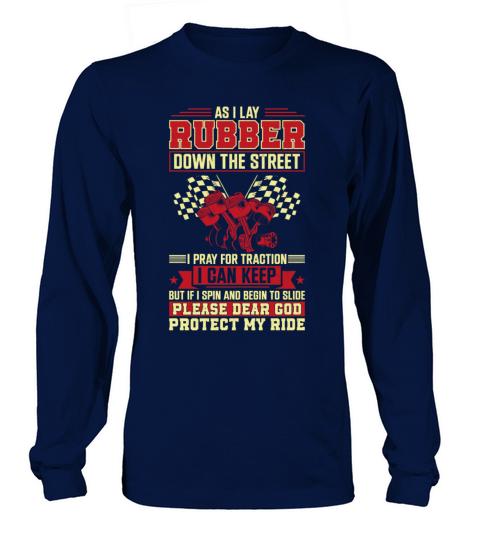 Drag Racing Race Car Prayer Long sleeved Unisex