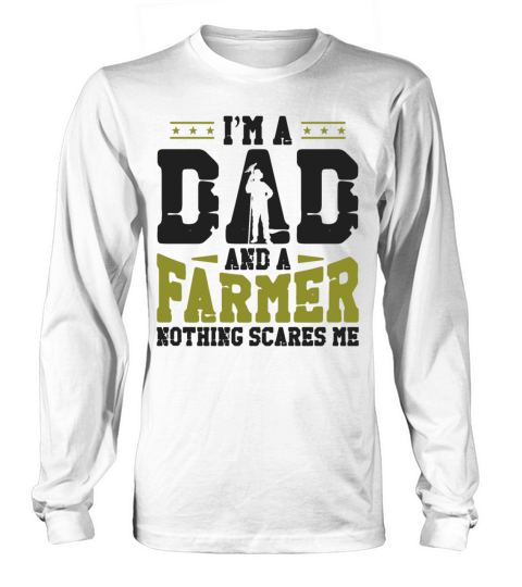 Farming Farmer Dad Father Vintage Long sleeved Unisex