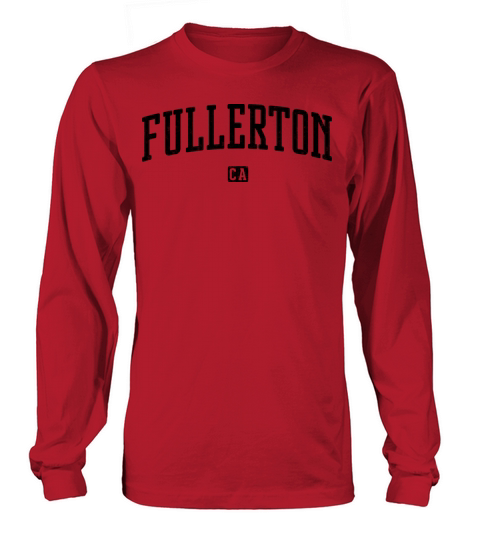 Fullerton California Vintage Long sleeved Unisex