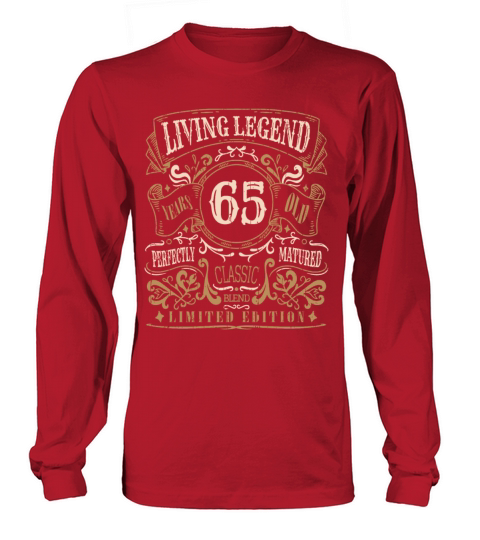 Retro Vintage Birth Whiskey Age 65 Years Old Long sleeved Unisex