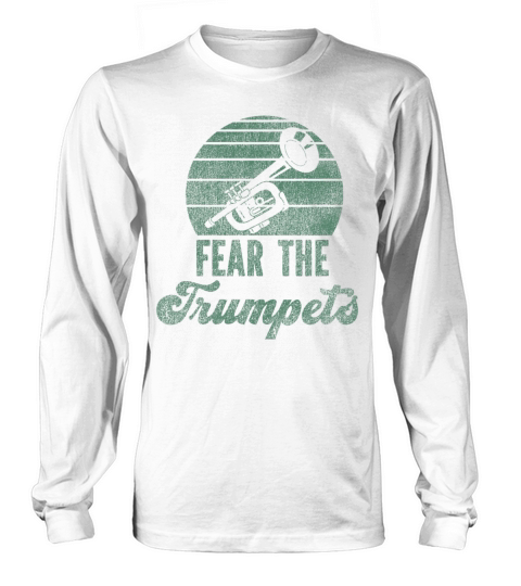 Trumpet Player Vintage Retro Fear Long sleeved Unisex