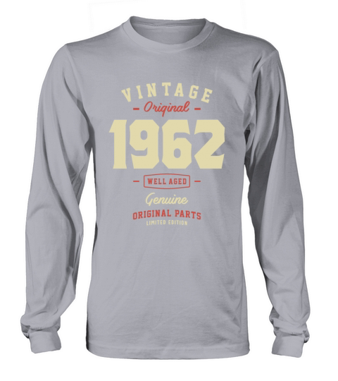 Vintage Original 1962 61st Birthday Long sleeved Unisex