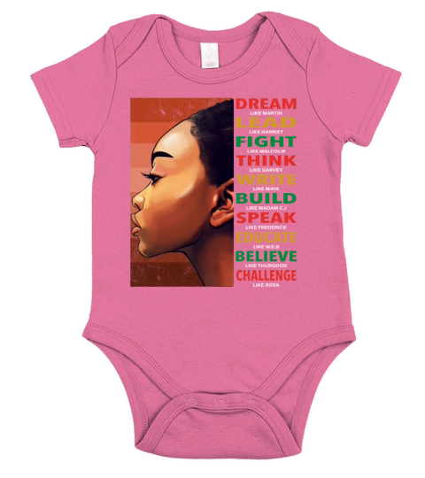 African American Black History Month Short Sleeve Baby One-Piece