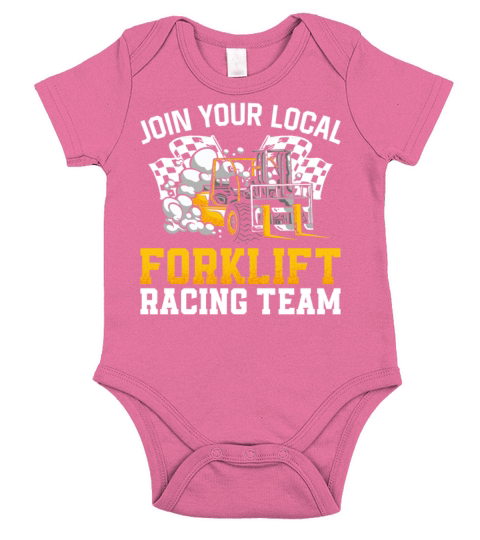 Certified Forklift Truck Operator Short Sleeve Baby One-Piece